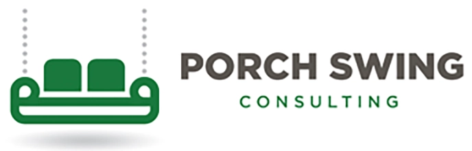 A logo of porch and son consulting